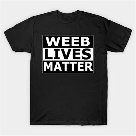 Weeb Lives Matter Weaboo T Shirt Teepublic