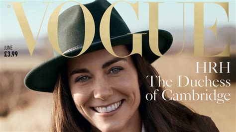 Kate Middleton Poses For British Vogue In First Ever Fashion Shoot