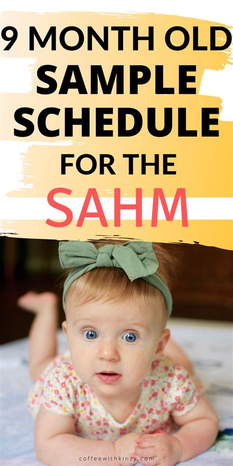 The ninth month is a very crucial and exciting month for the baby as they learn to crawl, play independently, and even start communicating a little bit. 9 Month Old Sample Schedule for the Stay At Home Mom | 9 ...