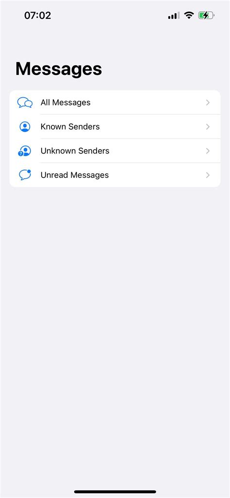 New Unread Messages Section In Messages On Ios16 Dp1 Riosbeta