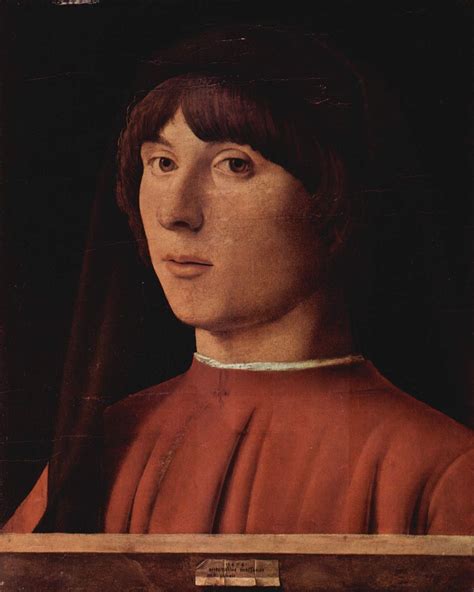 Antonello Da Messina 1430 1479 Ritratto Di Giovane 1476 Circa