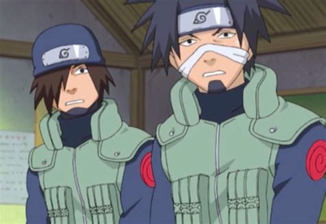 Two Anime Characters With Bandages On Their Faces One Wearing A Helmet