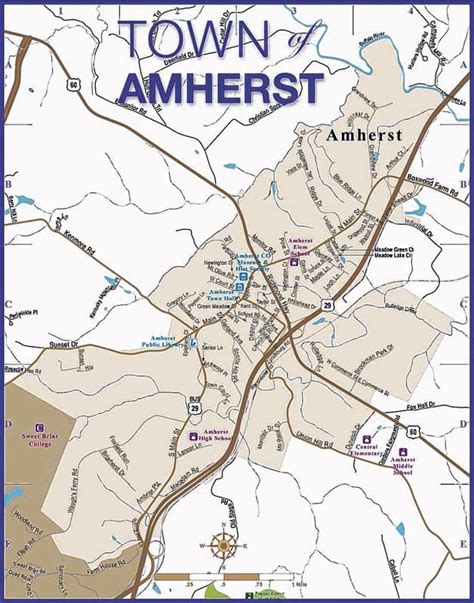 Map Showcases Amherst County Businesses Attractions Amherst News