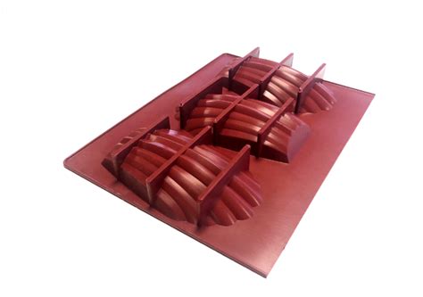 Moule madeleine géante 3 alvéoles 430 ml