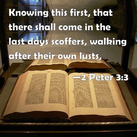 Marchánt davis, anna kendrick, pej vahdat and others. 2 Peter 3:3 Knowing this first, that there shall come in ...