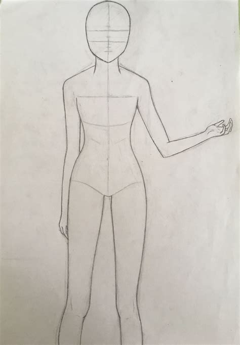 Corps Manga Fille Crayon Papier Body Drawing Drawing Tips Girl
