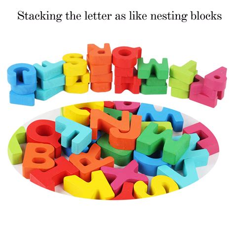 Wondertoys Wooden Alphabet Puzzles For Toddlers Wooden Abc Puzzle Board