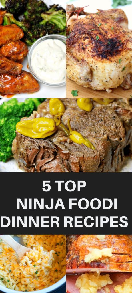 60 minutes will be enough for a 3 lb chuck roast, add 20 minutes more for any additional pound. 5 Top Ninja Foodi Dinner Recipes | Dinner recipes, Recipes ...