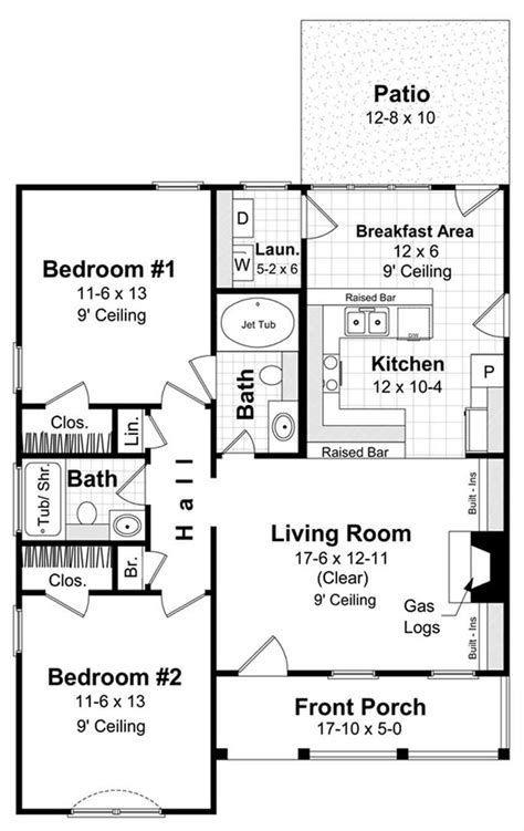 Floor Plan For 1000 Square Foot Home In