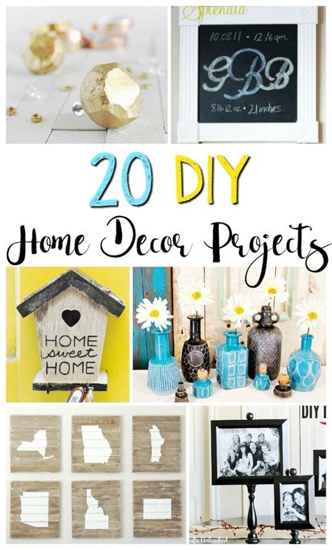 20 Diy Home Decor Projects Diy Home Decor Projects Diy Projects