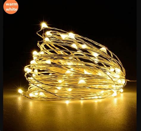 Fairy String 50 Led Christmas Garland Lights 5m Waterproof Etsy