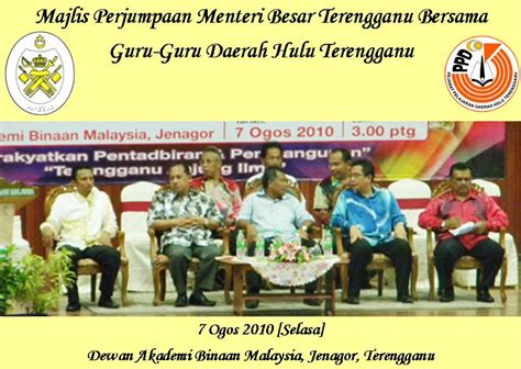 Ikuti sidang media oleh menteri besar kedah, muhammad sanusi md nor mengenai prosedur operasi standard (sop) berkaitan. Gerbang Maya SK Menerong, Ajil, Terengganu.: Majlis ...