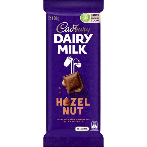 Cadbury Dairy Milk Hazelnut Chocolate Block G Woolworths