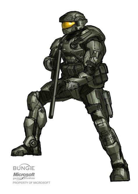 Isaac Hannaford Halo Reach Spartan Studies 2