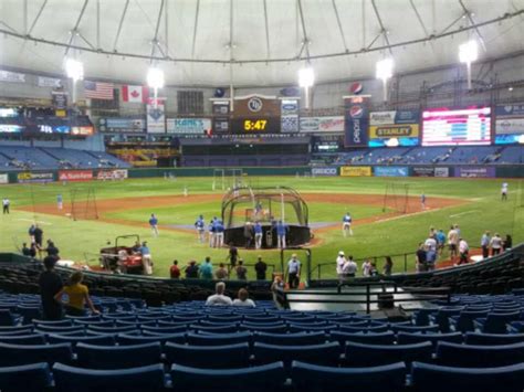 Tropicana Field Section 101 Tampa Bay Rays