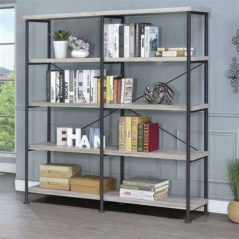 Thea Blondelle Library Bookcase With Images Etagere Bookcase Open