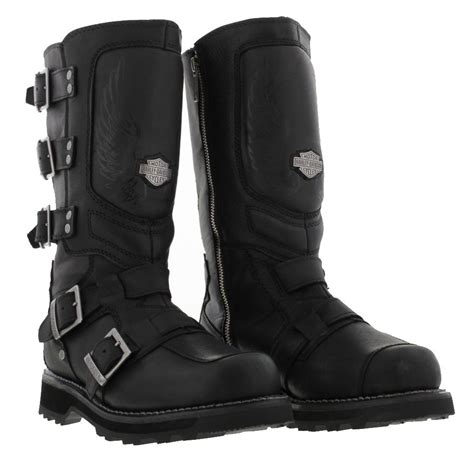 Harley Davidson Motocruz Mens Leather Mad Max Style Motorcycle Boots Size 7 12 Ebay