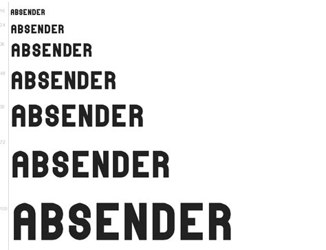 Free Font Absender By Nick Polifroni