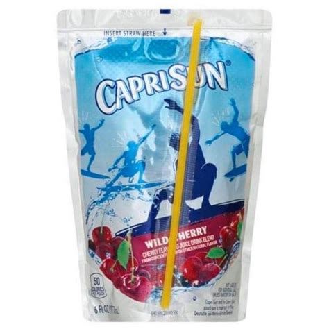 Capri Sun Wild Cherry Juice Drink Succo Di Frutta Alla Ciliegia E Pera