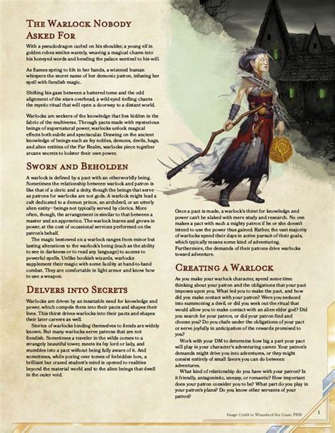 The Warlock Nobody Asked For My Version Of The Warlock Class