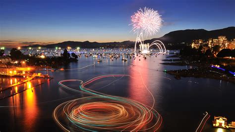 Canada Day Lights Bing Wallpaper Download