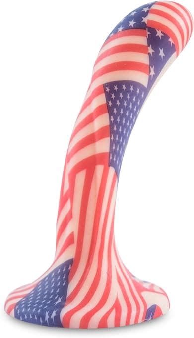 The All American Gode Par Dildos For Patriots Jouet Sexuel USA Pride En Silicone De Cm Avec