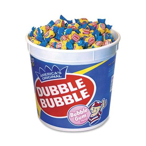 Amercas Original Dubble Bubble Bubble Gum 300 Pieces 135kg Bulk