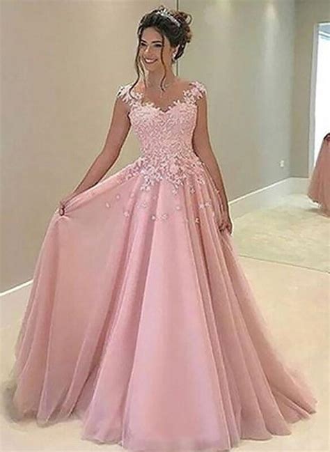 A Lineprincess Sweetheart Floor Length Prom Dresses With Appliques