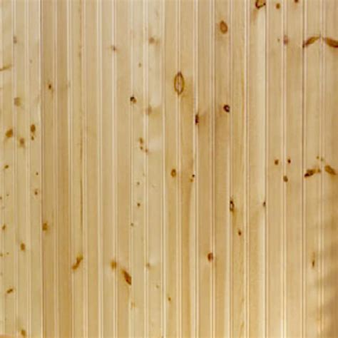 Shop Evertrue 35625 In X 8 Ft Edge And Center Bead Gold Pine Wood Wall