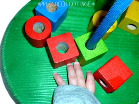 Easy Diy Wooden Stacking Toy Applegreen Cottage