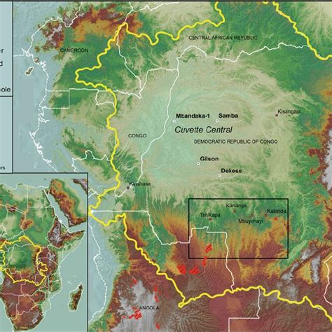 2 Simplified Geological Map Of The Greater Congo Basin And Surrounding