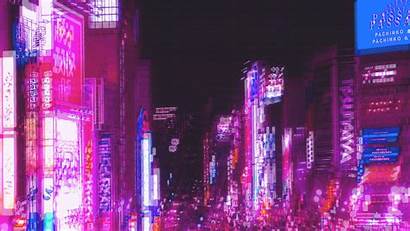 Neon Aesthetic Desktop Wallpapers Purple Background Lights