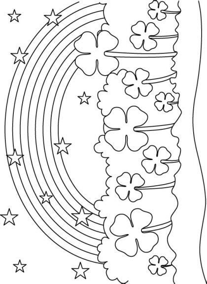 Saint patrick religious coloring pages with st day color s saint kateri tekakwitha coloring page st+patrick blessed trinity coloring page May the blessings of St. Patrick showers on you coloring ...