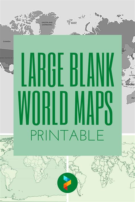 10 Best Large Blank World Maps Printable Artofit