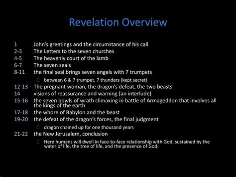 Ppt Revelation Apocalyptic Literature Powerpoint Presentation Free