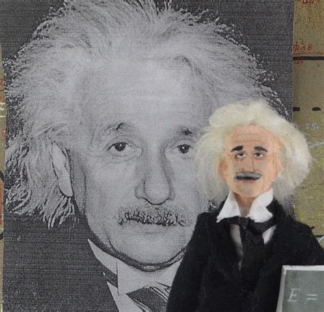 Albert Einstein Doll Miniature Geek Science Art Figure By Etsy