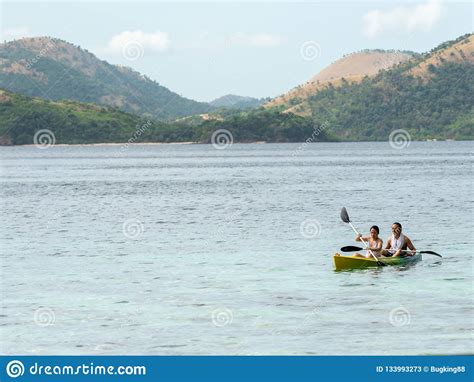 People Who Enjoy Kayaking On Coron Island Palawan Philippines Nov 16