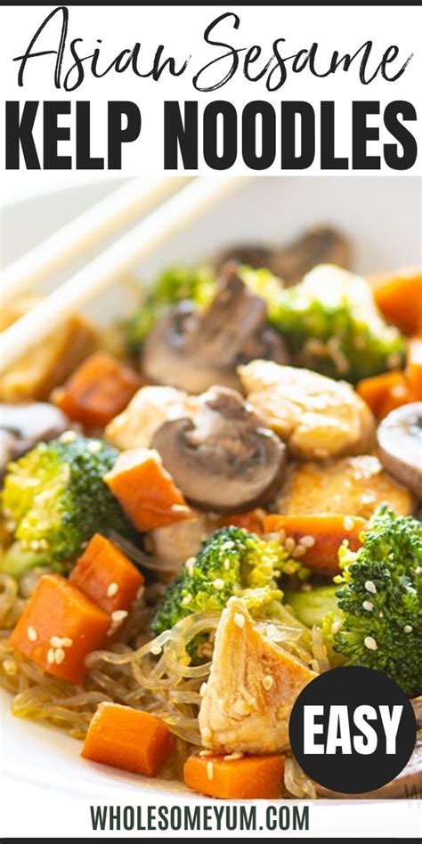 Dairy free keto recipes primal recipes diet recipes healthy recipes gluten free guacamole chips this keto noodle bowl is chock full of real food ingredients. Keto Sesame Asian Kelp Noodles Recipe - This healthy, EASY ...