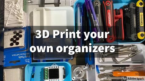 How To Make 3d Printed Tool Organizers Youtube