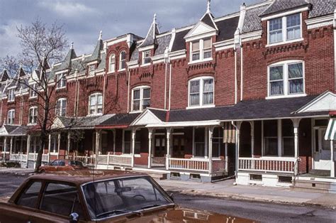 The Architecture Of Old Allentown Pennsylvania In 1978 Through