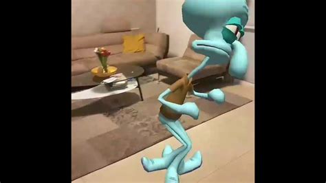 Squidward Dances In My Living Room Youtube