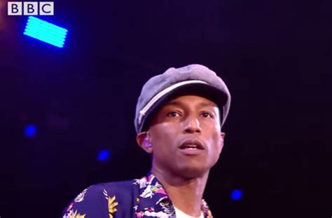 watch pharrell perform his new song “freedom” at glastonbury complex