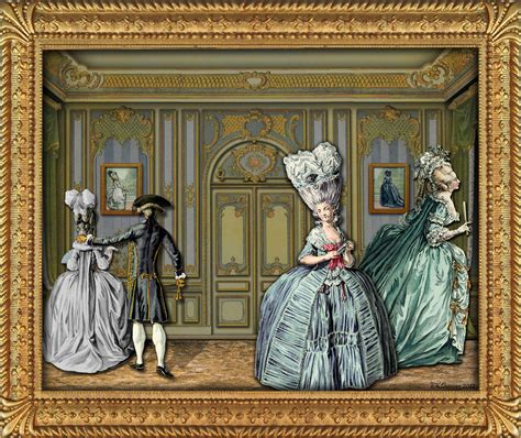 A room decorated in the rococo style, nymphenburg palace, near munich. EKDuncan - My Fanciful Muse: Rococo Style Room and 18th ...