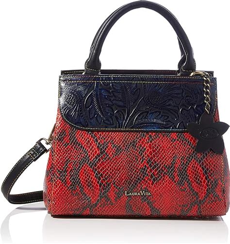 Laura Vita 3772 Red Handbags