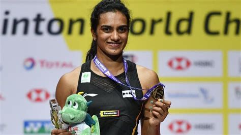 Pv Sindhu India Celebrates Badminton World Championships Gold Bbc News