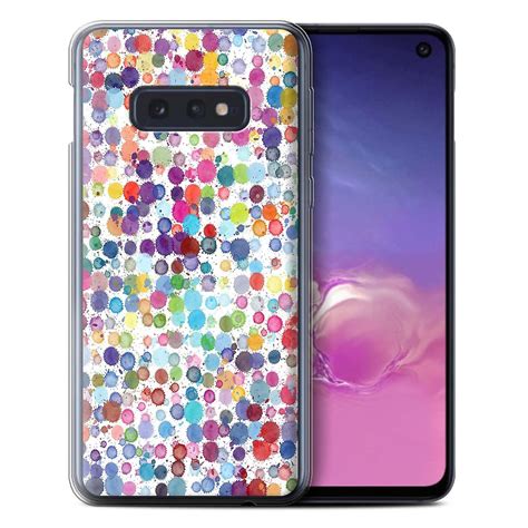 Stuff4 Gel Tpu Casecover For Samsung Galaxy S10ecolourful Dotswinter
