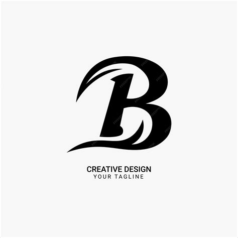 Premium Vector Creative B Letter Stylish Typography Unique Modern