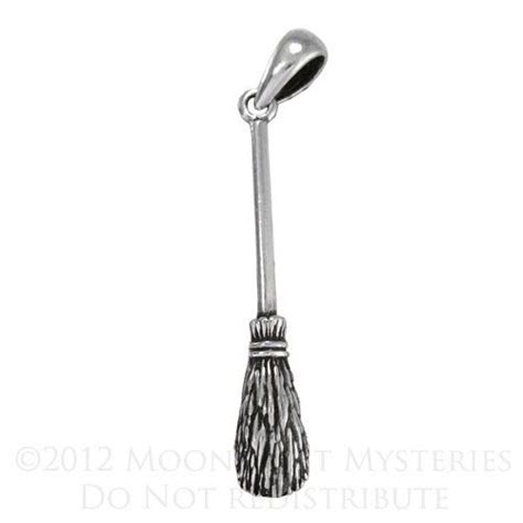 Sterling Silver Witches Broom Besom Pagan Wiccan Pendant Wicca Charm Jewelry Ebay Wiccan