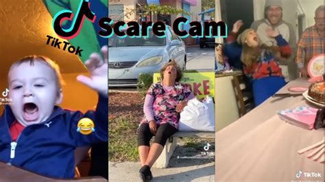 Tiktok Scare Cams Funny Scare Pranks Scary Funny Prank Youtube