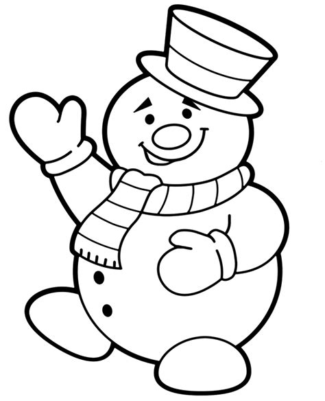 12 Snowman Coloring Pages 